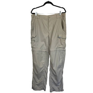 Columbia Men's Medium 35 x 32 Titanium Convertible Nylon Hiking Outdoor Pants